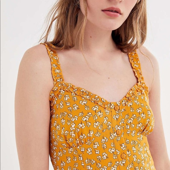 Urban Outfitters Yellow Floral Romper - Picture 5 of 8